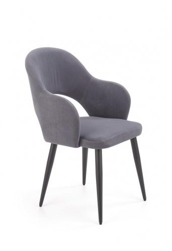 K-364 крісло м'яке тканинне halmar
розмір 55/55/88/47 см
колір сірий