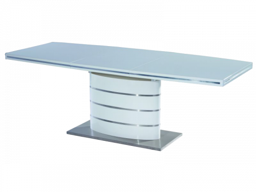FANO Стіл обідній
Розмір стола 120-180х80х75 см
Матеріал МДФ білий лак