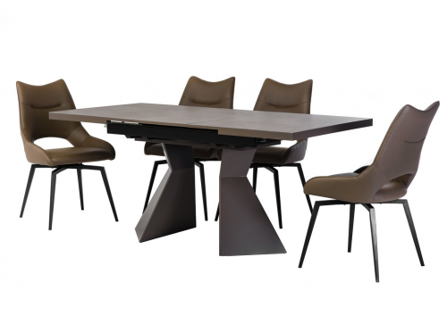 TML-845 Керамический стол цвет  латте
размер 145-175х85х75