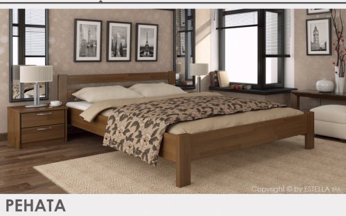 ЭСТЕЛЛА РЕНАТА (Щит) Кровать двухспальная ЭСТЕЛЛА
Материал кровати: массив бука или буковый мебельный щит
цена за размер 160х200