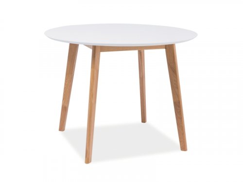 Нерозкладний стіл Signal Mosso II
розмір 100х100х75 см
колір дуб \білий