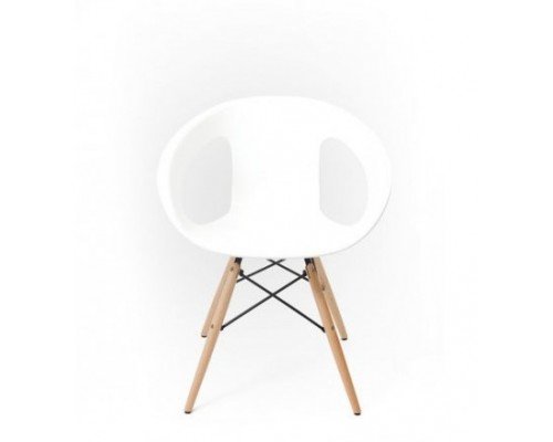 LUNO Стілець (Білий)
Стілець виконаний із пластику. Ніжки стільця виконані з дерева й металу.
Габарити: 76,5х60х55,5 см