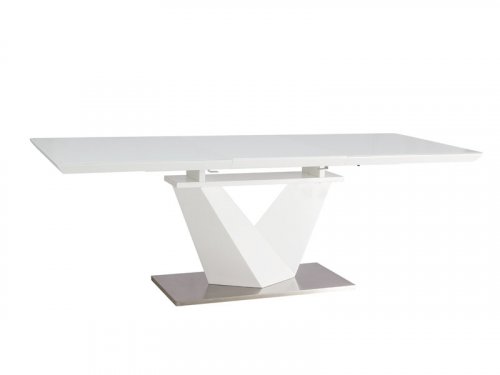 Розкладний стіл Signal Alaras III 160/220x90h75
розмір 160-220х90х76 см
матеріал МДФ і стекло розжарене
колір білий