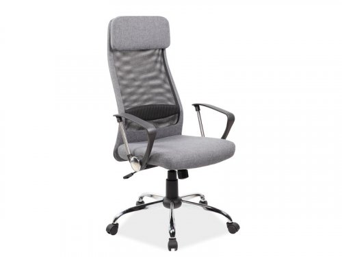 Q-345 Крісло офісне
розмір 62x61x115/125 см
колір сірий
