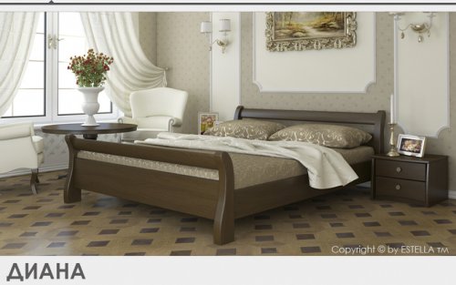 ЭСТЕЛЛА  ДИАНА (щит) Кровать
Изготовлена из массива бука
цена за 140х200