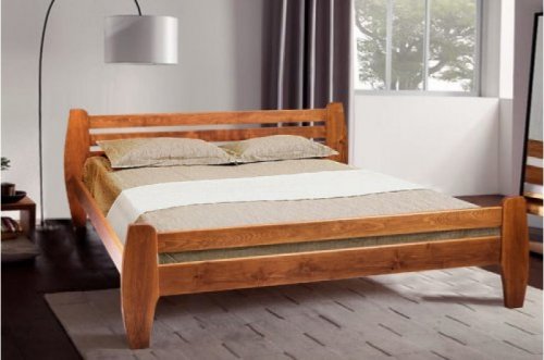 двуспальная кровать МИКС-Мебель Galaxy 160x200 Ольха