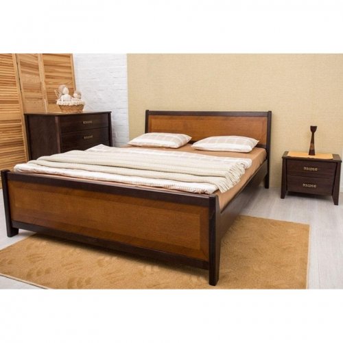 Двоспальне ліжко ОЛІМП Сіті Інтарсія без нігтя 160x200