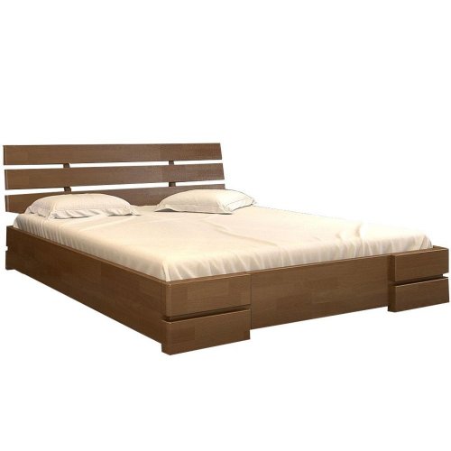 Двоспальне ліжко Арбор Древ Дали Люкс, з піднімальним механізмом 180x200 бук