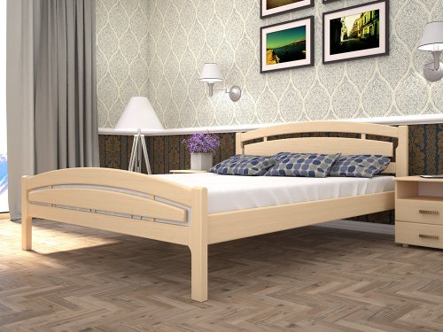 Ліжко Модерн -2 ТМ ТИС, колір на вибір 120х200 сосна