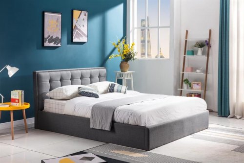PADVA 160 Ліжко м'яке
розмір 171/217/100 см
колір сірий