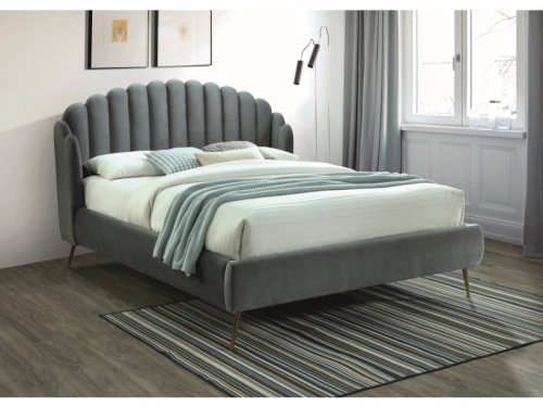 Ліжко Calabria Velvet 160x200 Сірий
розмір 160х200
колір сірий велюр тканина 14