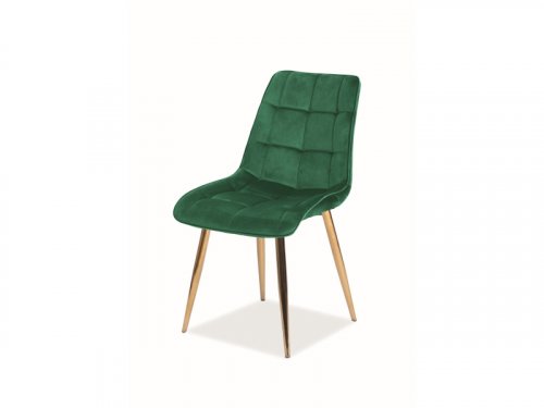 CHIC крісло металеве Velvet ноги золоті
розмір
колір зелений