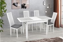 Стіл обідній Делі (Білий)