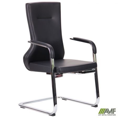 Офісне крісло для відвідувачів Art Metal Furniture Marc CF black (544552)
матеріал шкіра