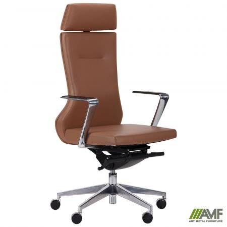 Офісне крісло для керівника Art Metal Furniture Marc HB brown (544550)
материал кожа