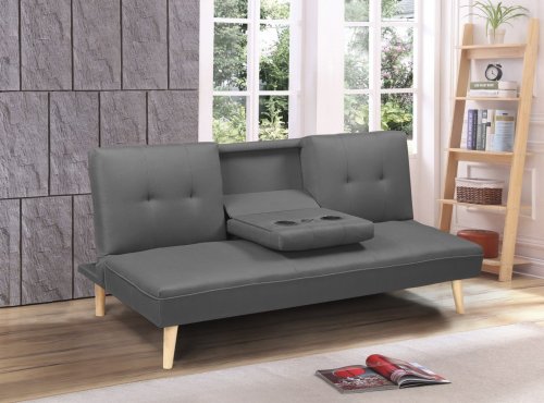 BACON Диван для відпочинку й сну колір сірий
розмір 180/88-105/83-39 см