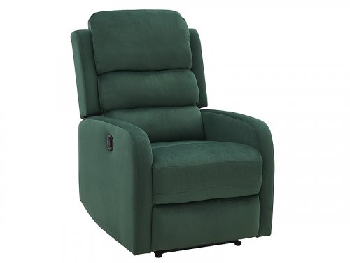 PEGAZ VELVET Крісло з реклайнером для відпочинку колір зелений BLUVEL 78
