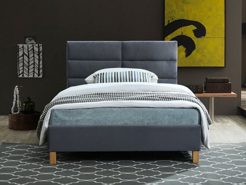 SIERRA VELVET Ліжко 120 колір сірий TAP.150 SIERRAV120SZD
розмір 120х200 см