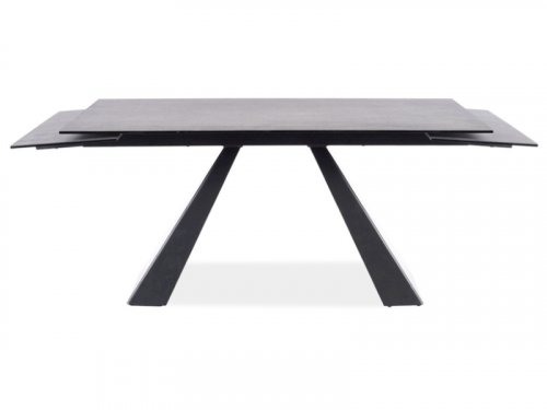 SALVADORE 180 Стіл обідній CERAMIC SZARY MARMUR/CZARNY MAT (180-260)X90
розмір 180-260x90x76 см
колір чорний
