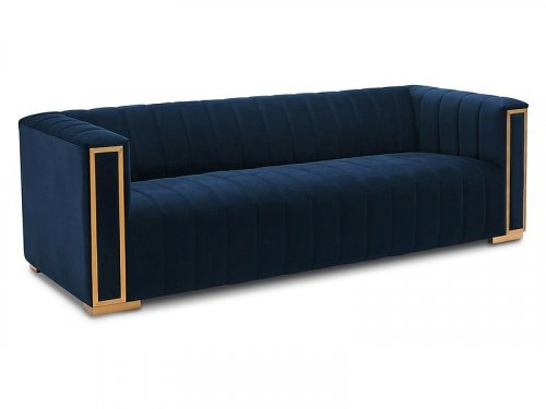 VOGUE 3 VELVET Диван TAP.202/ZŁOTY
