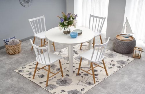 RINGO Стіл розкладний Halmar білий
розмір 102-142/102/76 cm