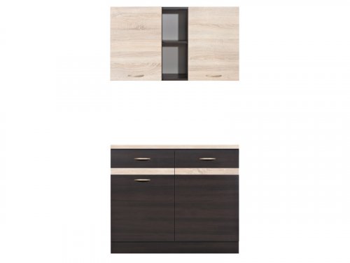 JUNONA LINE DG4D1S/100 комплект BRW
висота: 57,3 / 85,2 см
ширина: 100 см
глибина: 30,5 / 47 см