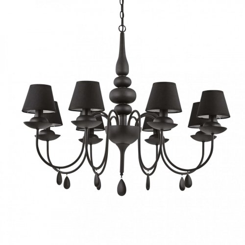 Люстра BLANCHE SP8 NERO код 111896
розмір Ø 920 x H min 900 / max 1800 mm
