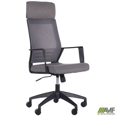 Кресло Twist black серый