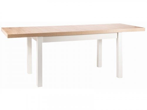 PRESTO Стіл обідній дуб DĄB ARTISAN / BIAŁY MAT
розмір 140(218)X80