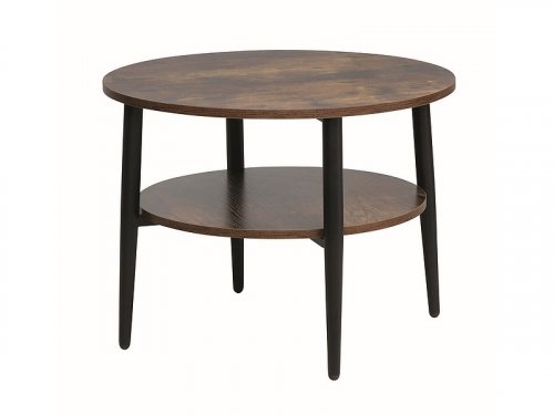 ELLA B стол журнальный рустикал/ черный
размер 60х45 см