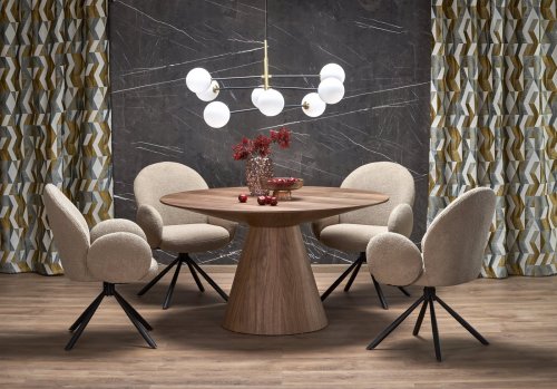 HENDERSON Стол обеденный дерево цвет орех
размер 136/78 cm