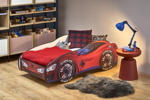 SPIDERCAR Кровать -машина цвет красный
размер 150/74/54 cm