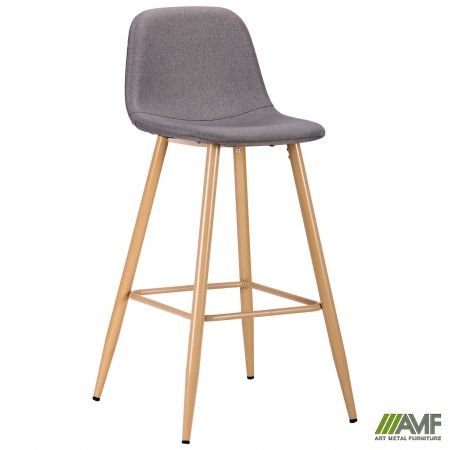 Барній стілець Art Metal Furniture Marengo, бук/сірий (521025)