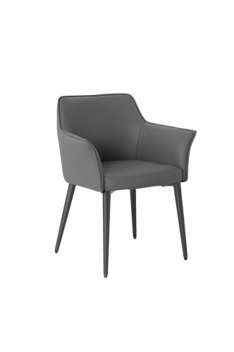 Стілець M-90 сірий + чорний