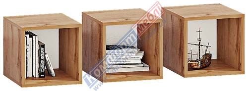 Полиця Квадро 370х370 (3 шт.) Оксфорд