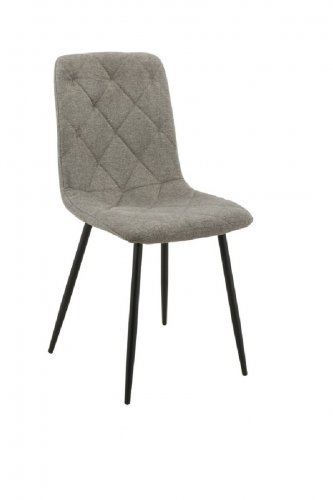 Cтілець N-41 сірий + чорний