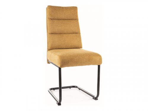 BERRY BREGO Стілець металевий  жовтий CZARNY STELAŻ / CURRY 68
розмір 97/44/44/50 см