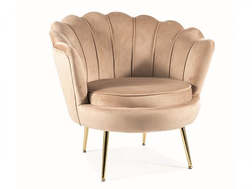 Крісло Camellia 1 Velvet Signal бежевий CAMELLIAV1BEZL
размер