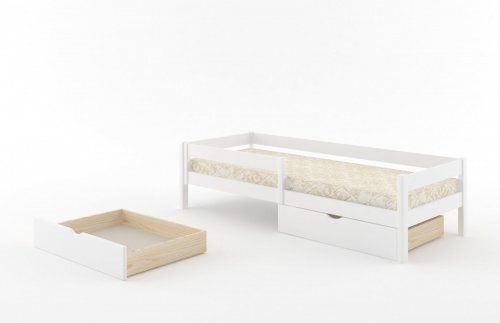 АТЛАНТА ЛИТЛ Кровать детская дерево без ящика
размер 0,9 х 2,0/1,9