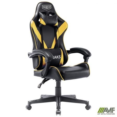 Кресло VR Racer Dexter Djaks черный/желтый (КОД ТОВАРА: 553935)