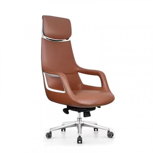 GONZO Кресло для руководителя эргономичное кожа
цвет коричневый