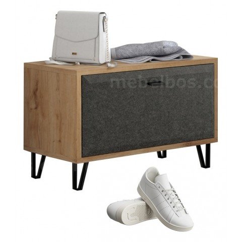 GRACE шафка для взуття 1k дуб navarra / grafit