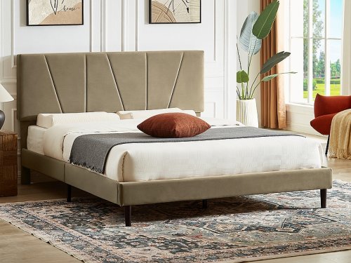 Двоспальне ліжко Signal Savana Velvet 160x200 бежевий (SAVANAV160BE)
размер  160X200