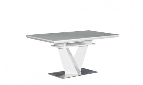 СТІЛ НІКОЛЬ ОБІДНІЙ РОЗКЛАДНИЙ 1600/2200X900X760 БІЛИЙ