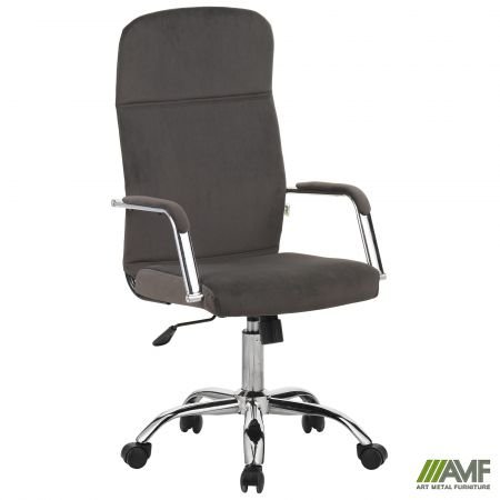 Крісло керівника Gaspar велюр темно-сірий КОД ТОВАРУ: 554020