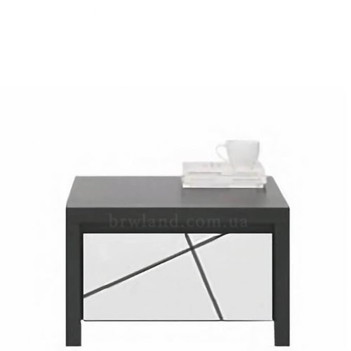 Тумба приліжкова КАСПIАН білий сніг БРВ KOM1S