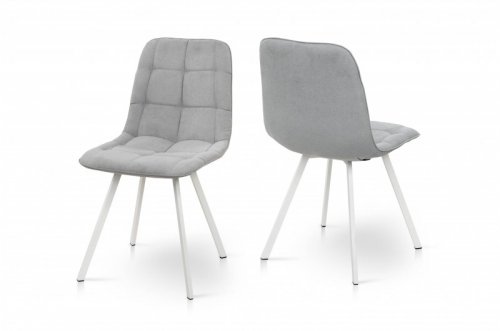 Стілець Софт (Білий/Світло-Сірий)