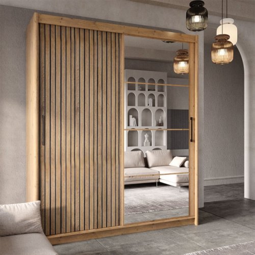 ДІЄГО 180 Шафа-купе ВМК БРВ Україна сосна антична / табліла / Diego BRW