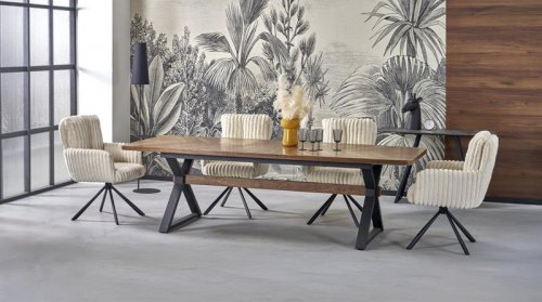 BARON Стіл обідній шпонований розкладний halmar
розмір  200-350/100/75 cm