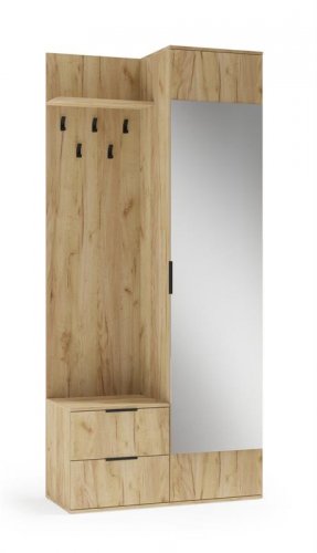 CORAL Передпокій колір дуб
розмір 100/45/202,5 cm